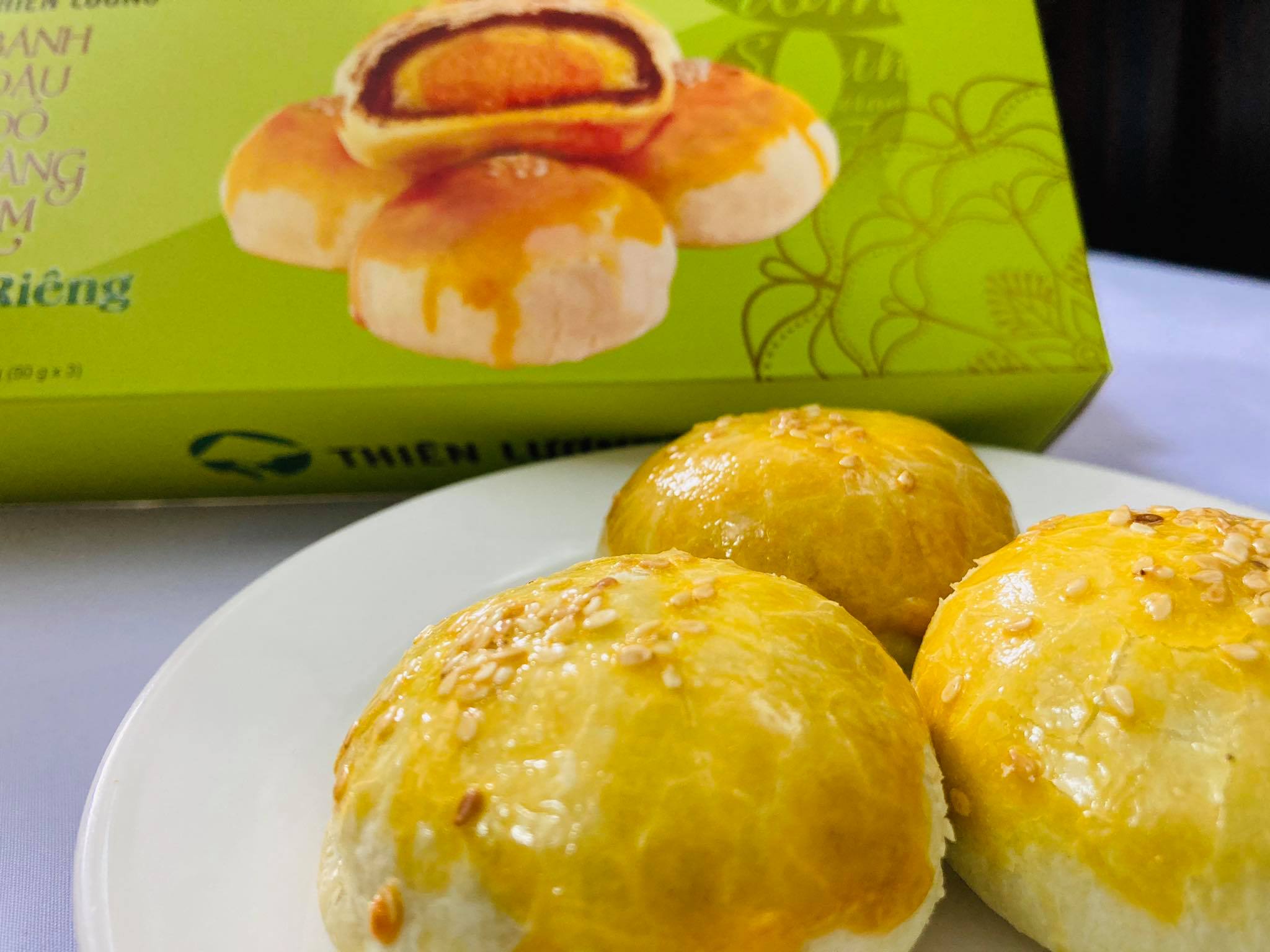 Bánh Đậu Đỏ Hoàng Kim Sầu Riêng (50 g x 3)