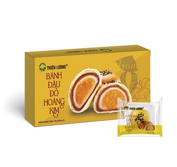 Bánh Đậu Đỏ Hoàng Kim (50 g x 3)